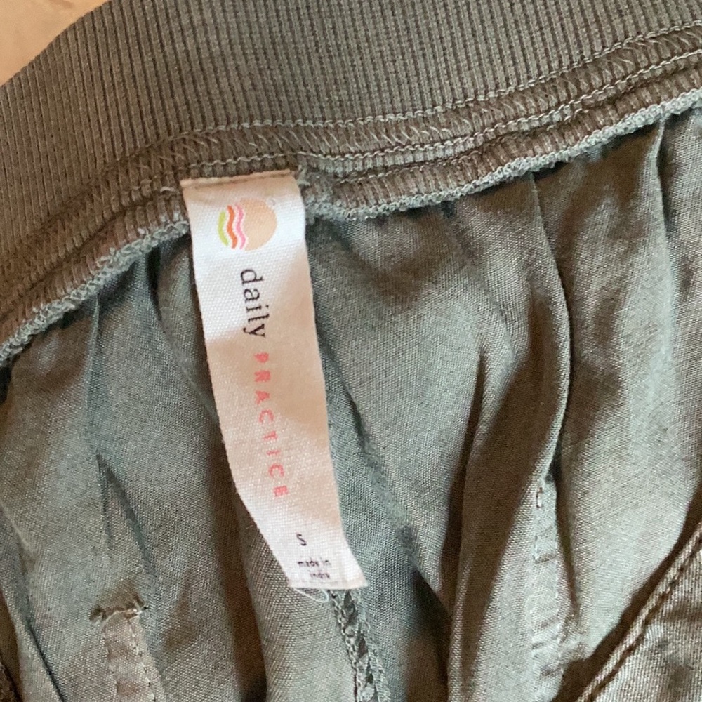 Anthropologie Olive Green Track Jogger Pants - Picture 14 of 15